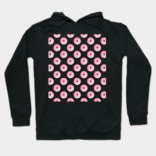 Pink Donut Pattern Hoodie